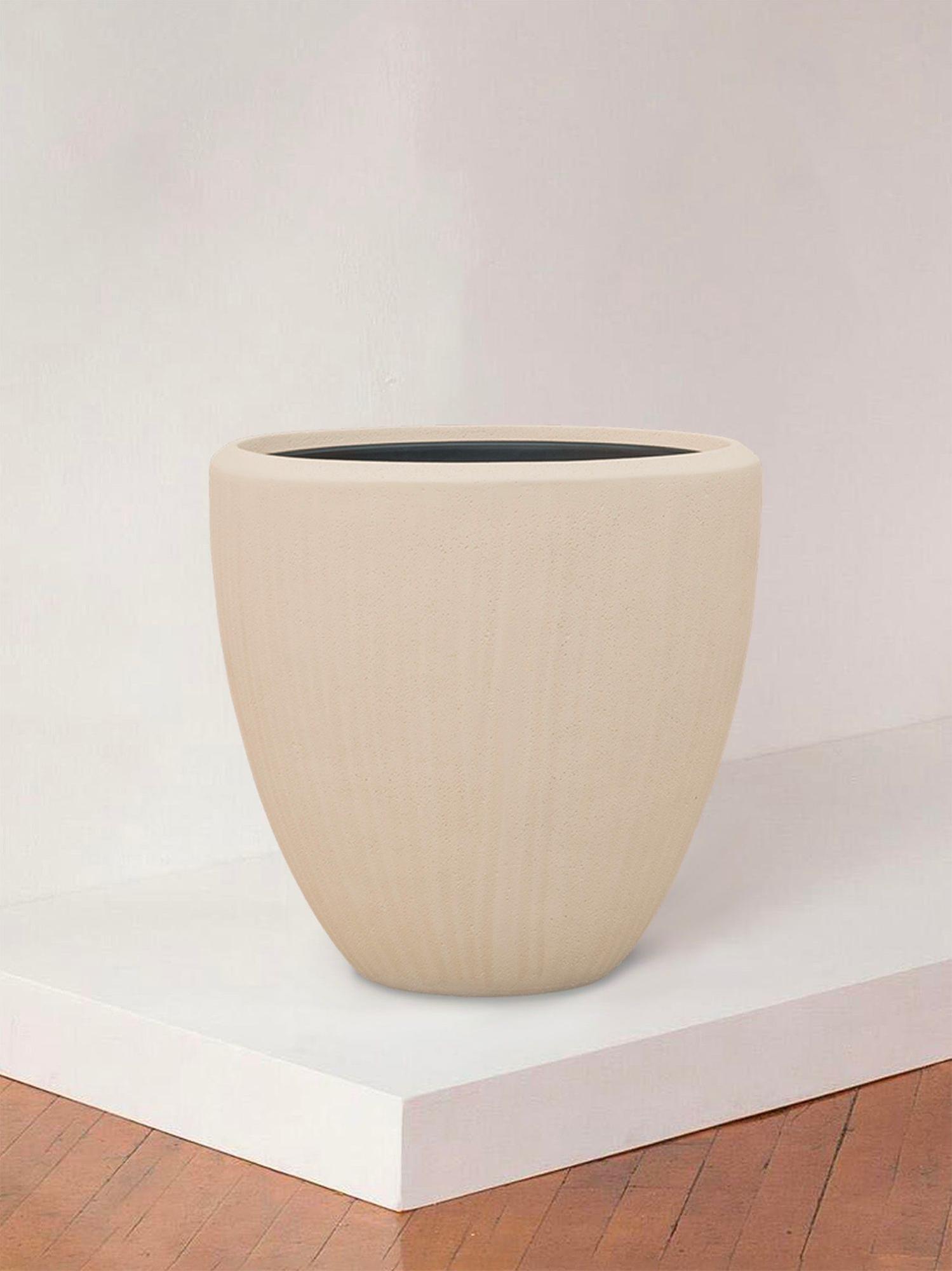 Cache-pot Maia - Le 40 - Le 30 Signature - Maia calcaire 