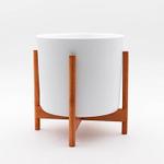 Joyau de Zanzibar - Le 28 - Velvet blanc mid-century Jatoba H