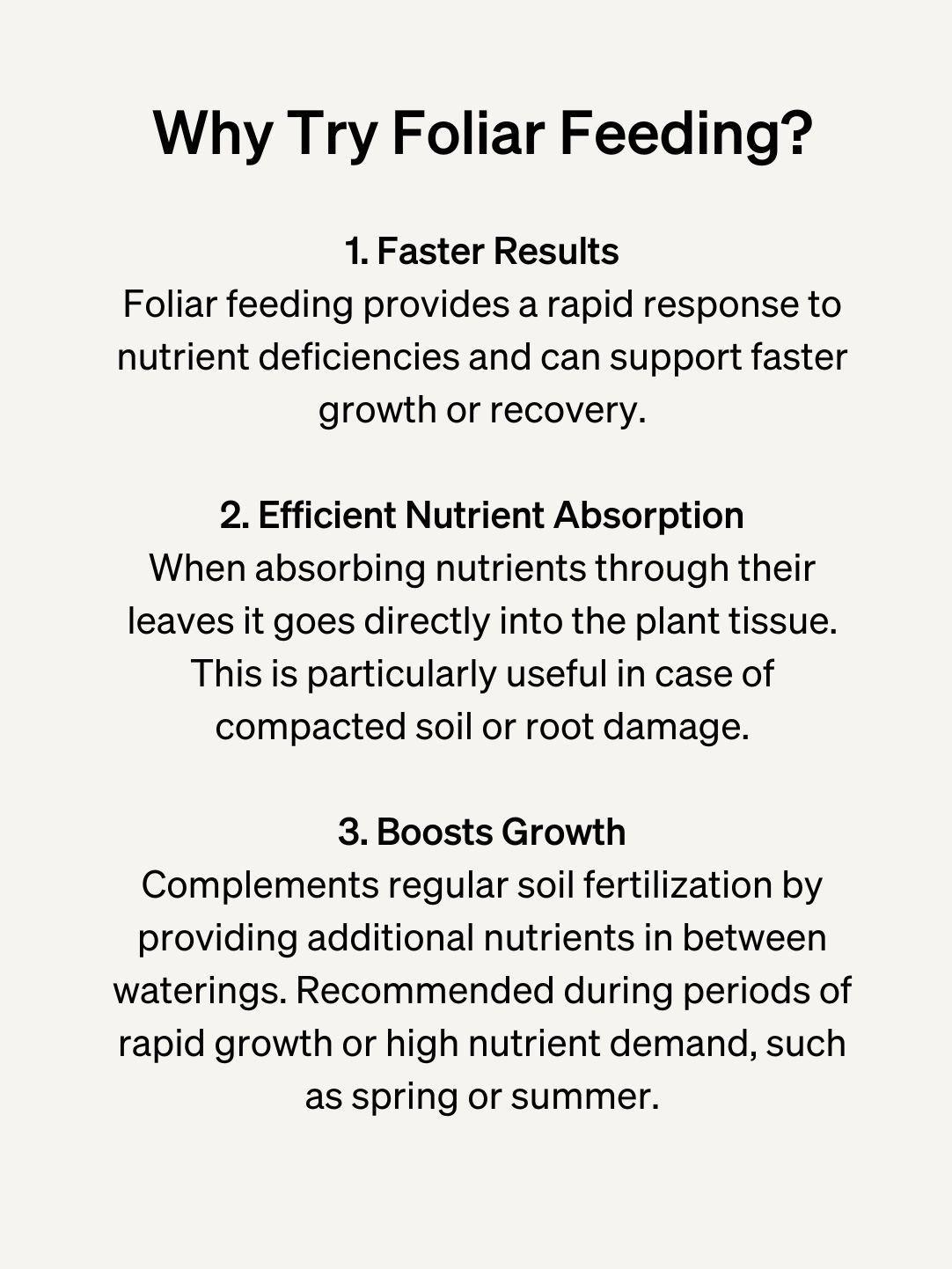Natural Foliar Feed