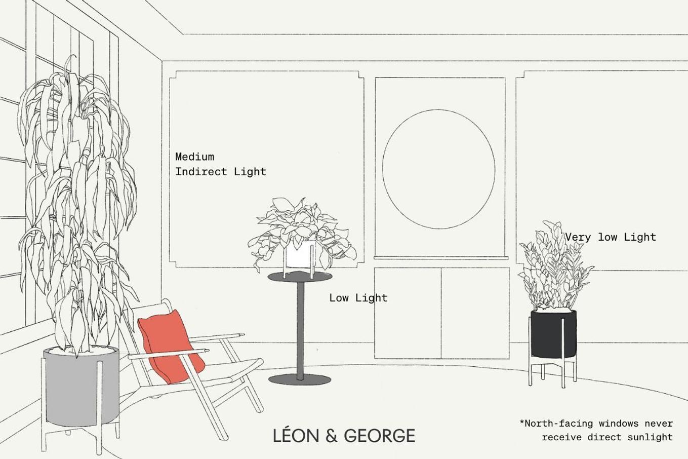 Light guide for north facing windows