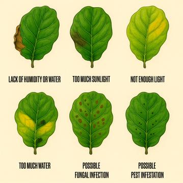 Fiddle Leaf Fig Tree: Recognize and Treat Common Problems
