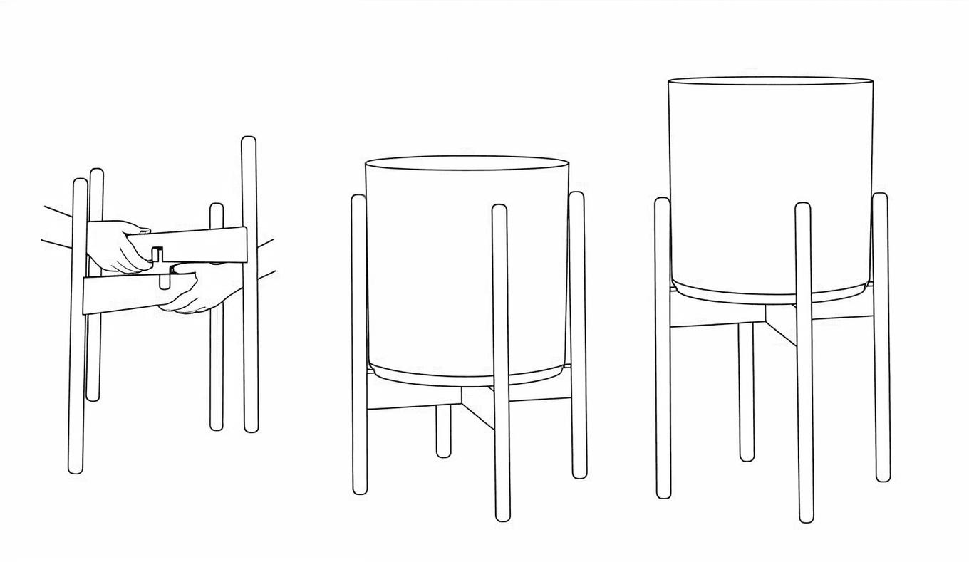 Wood Stand assembly