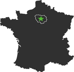Ile-de-France map